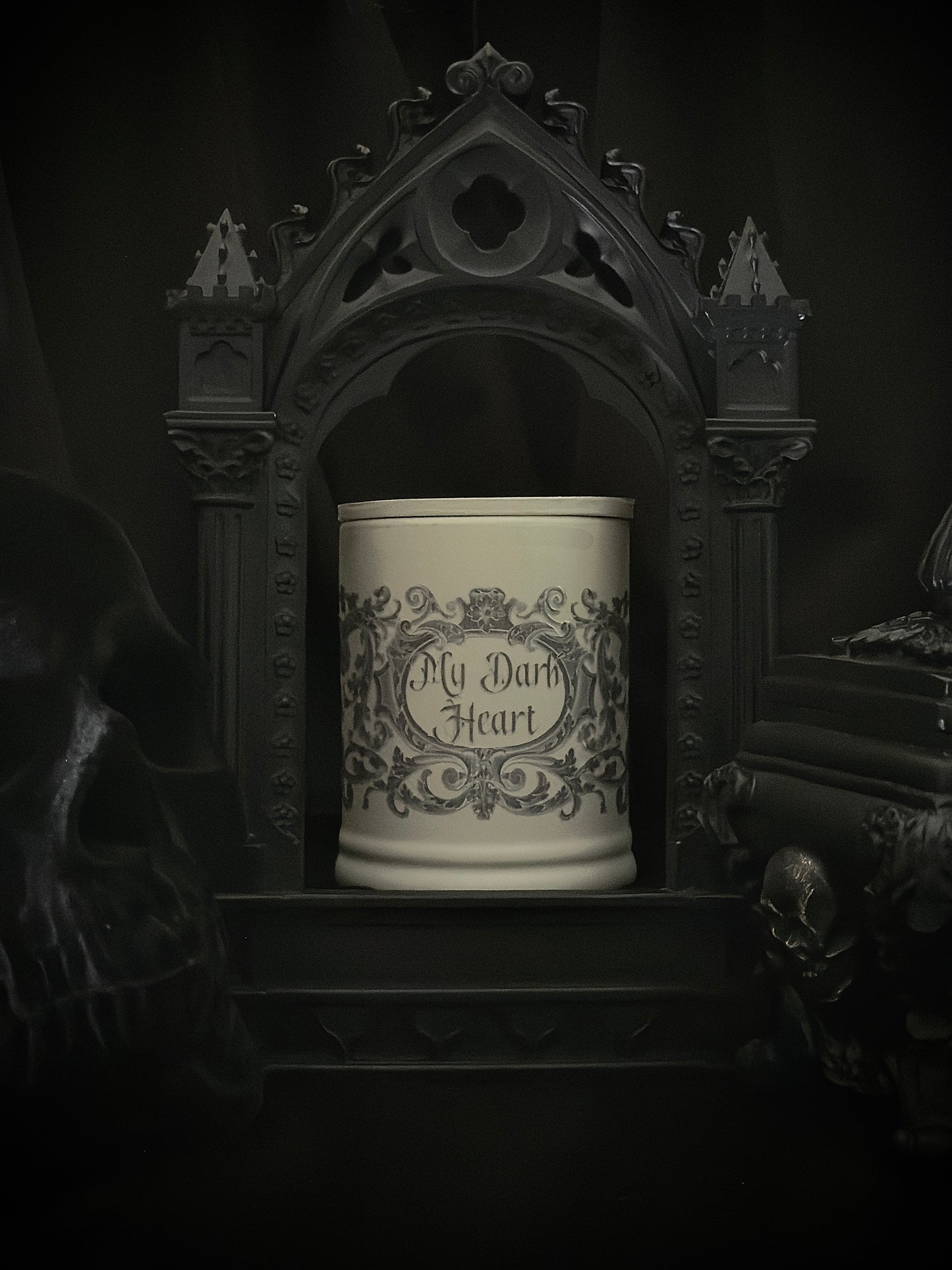 Presque Isle 10oz Ceramic Candle~My Dark Heart