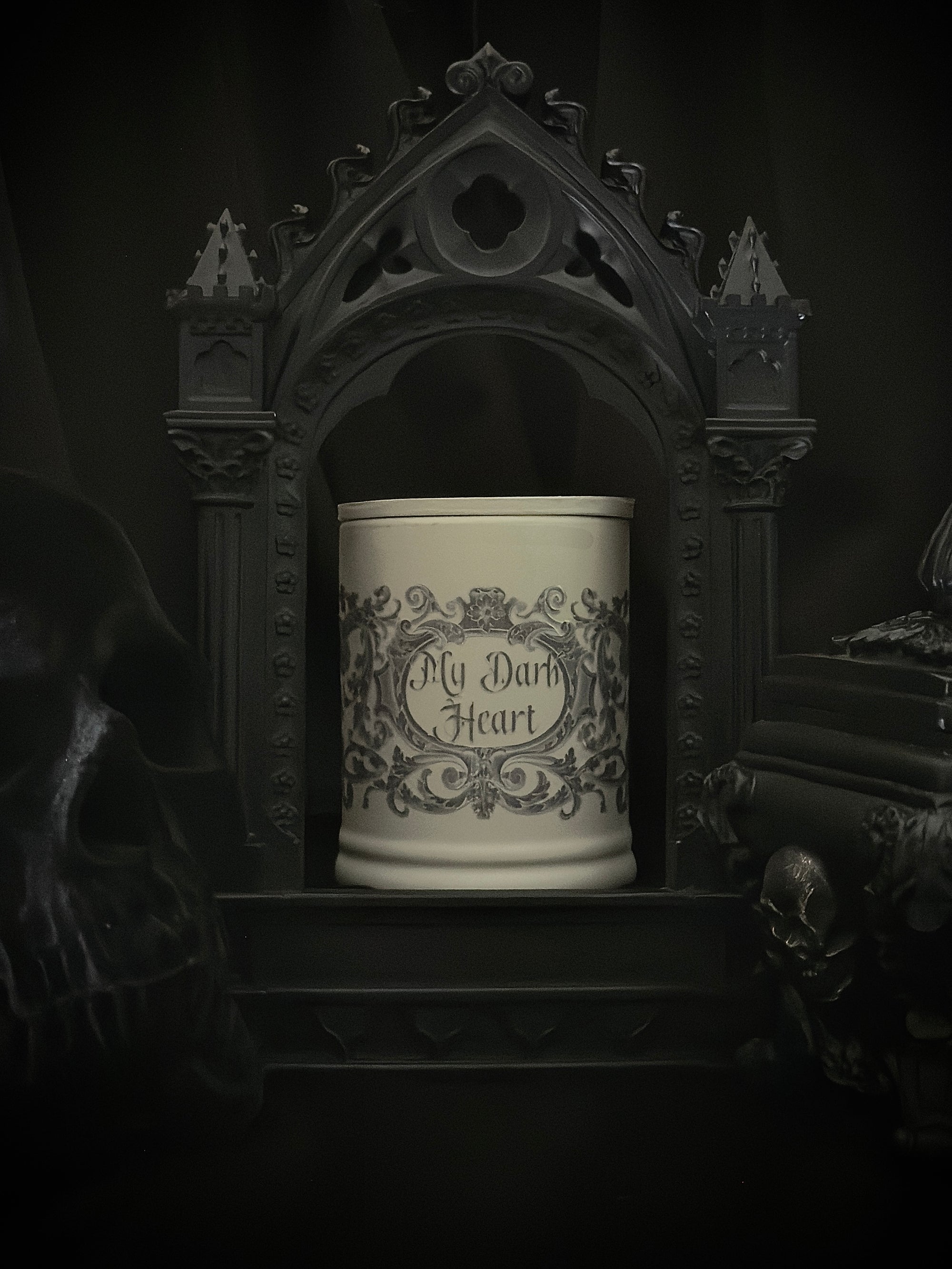 Presque Isle 10oz Ceramic Candle~My Dark Heart