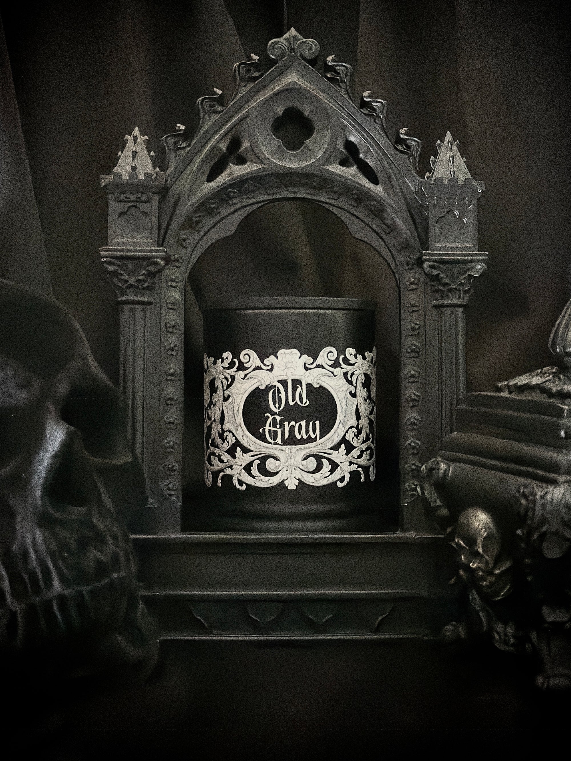 Presque Isle 10oz Ceramic Candle~Old Gray
