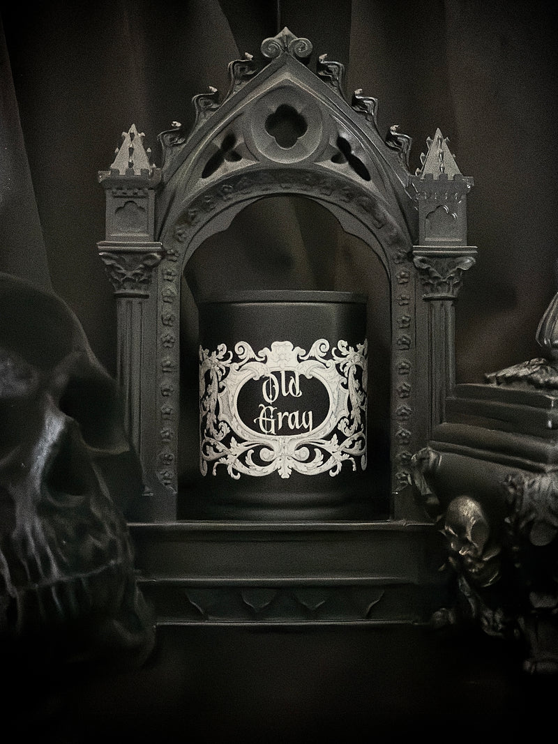 Presque Isle 10oz Ceramic Candle~Old Gray